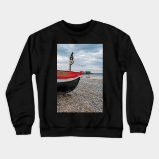 Crab fishing boat, Cromer, Norfolk Crewneck Sweatshirt